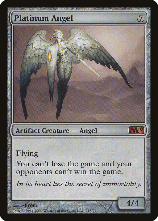 Platinum Angel (M10-218) [Magic 2010] Foil MTG Single Wizards of the Coast