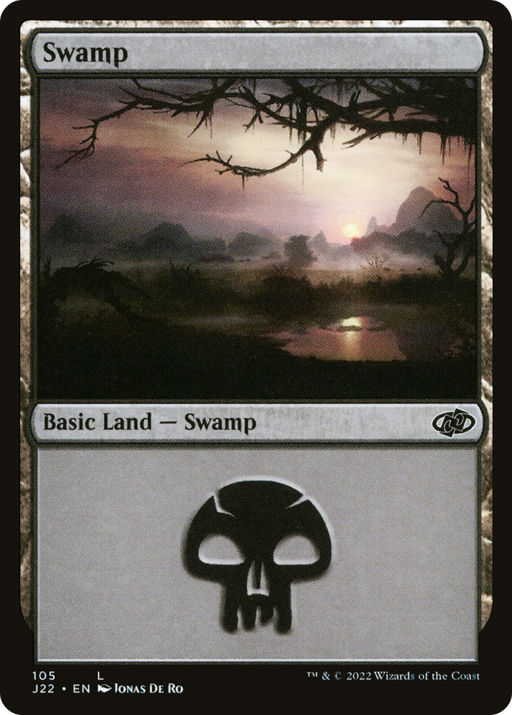Swamp (J22-105) [Jumpstart 2022] MTG Single Wizards of the Coast