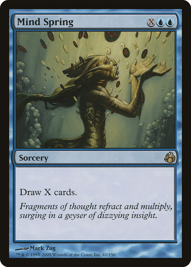 Mind Spring (MOR-041) [Morningtide] MTG Single Wizards of the Coast