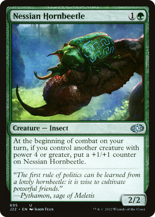 Nessian Hornbeetle (J22-695) [Jumpstart 2022] MTG Single Wizards of the Coast