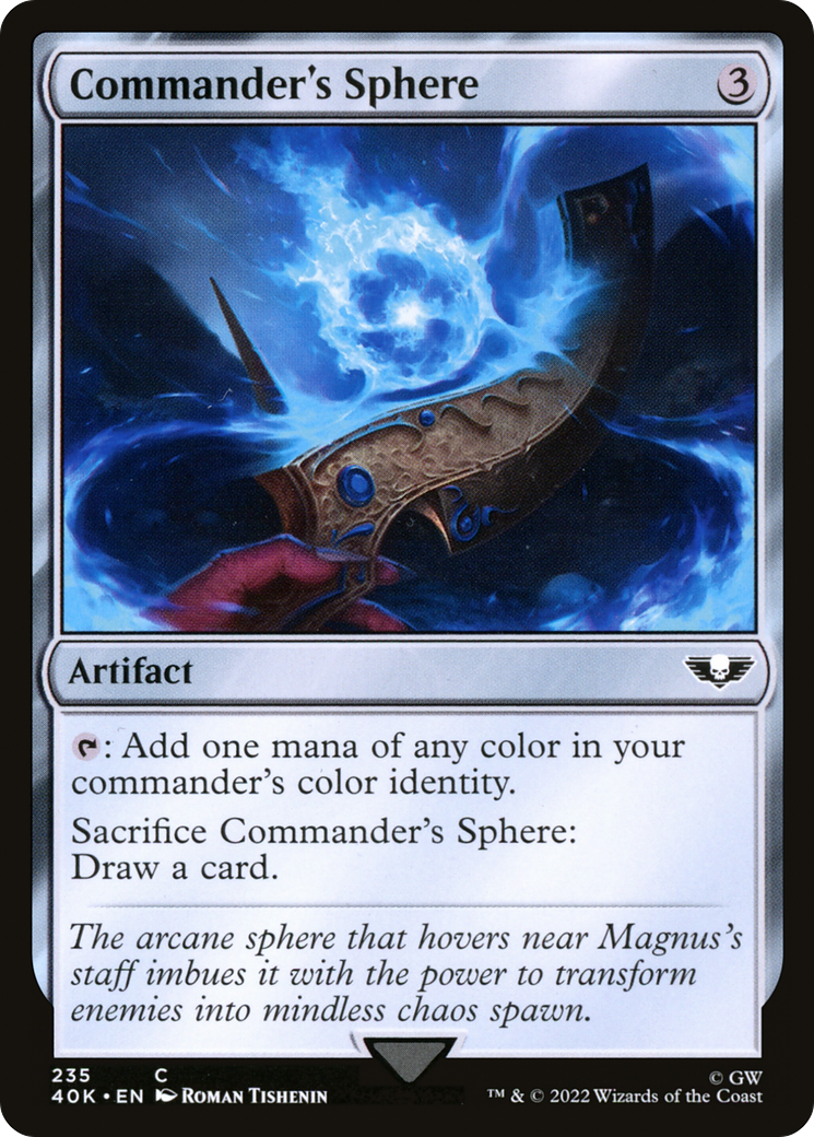 Commander's Sphere (235) (40K-235) [Warhammer 40,000 Commander] MTG Single Wizards of the Coast