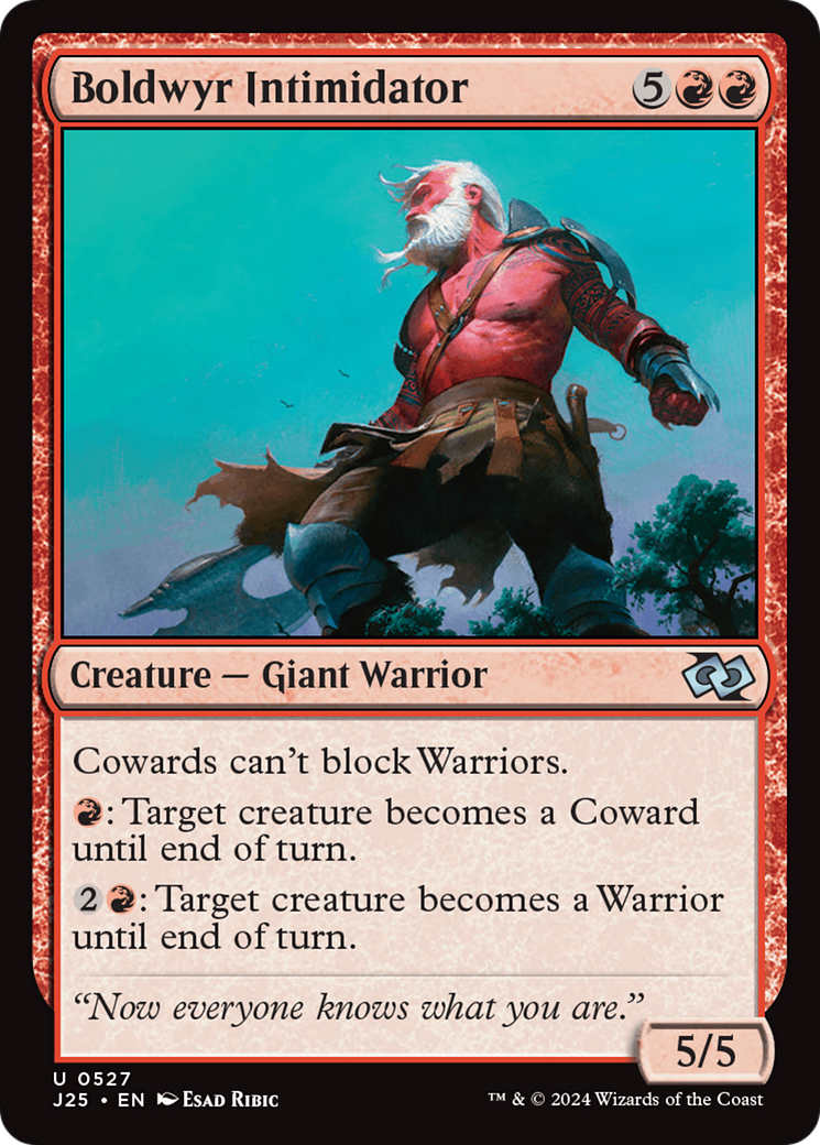 Boldwyr Intimidator (J25-527) [Foundations Jumpstart] MTG Single Wizards of the Coast