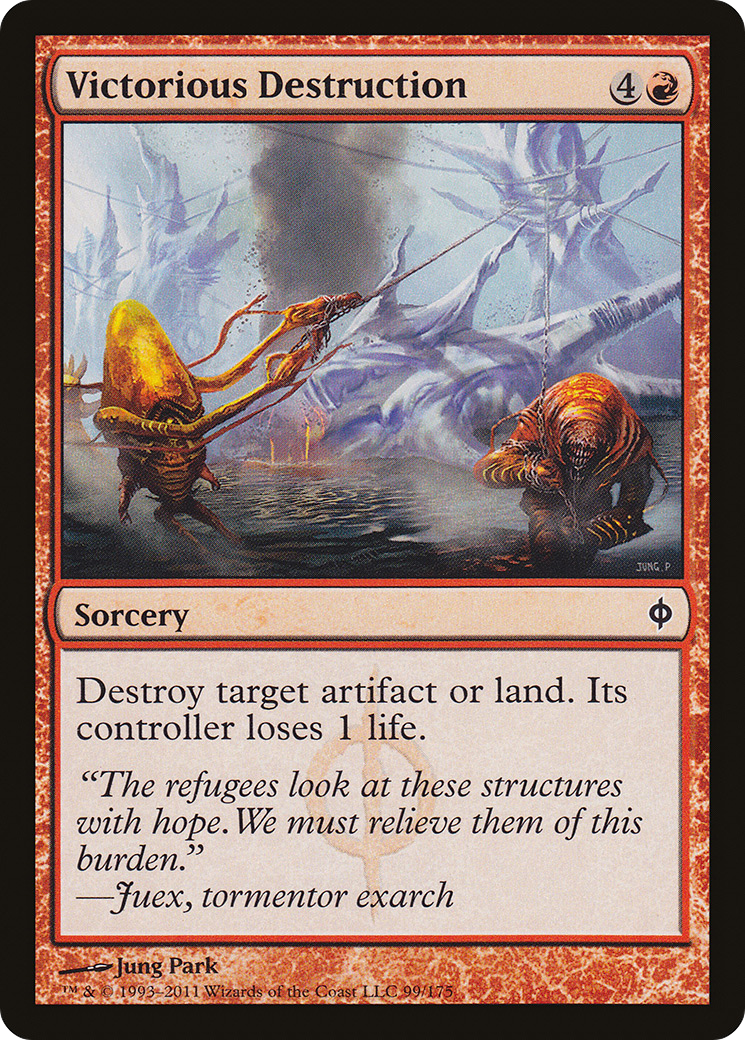 Victorious Destruction (NPH-099) [New Phyrexia] MTG Single Wizards of the Coast
