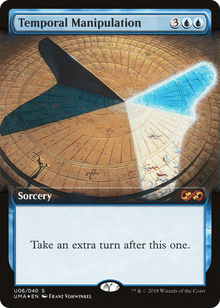 Temporal Manipulation (UMA:BT-U06) [Ultimate Box Topper] (Extended Art) Foil MTG Single Wizards of the Coast
