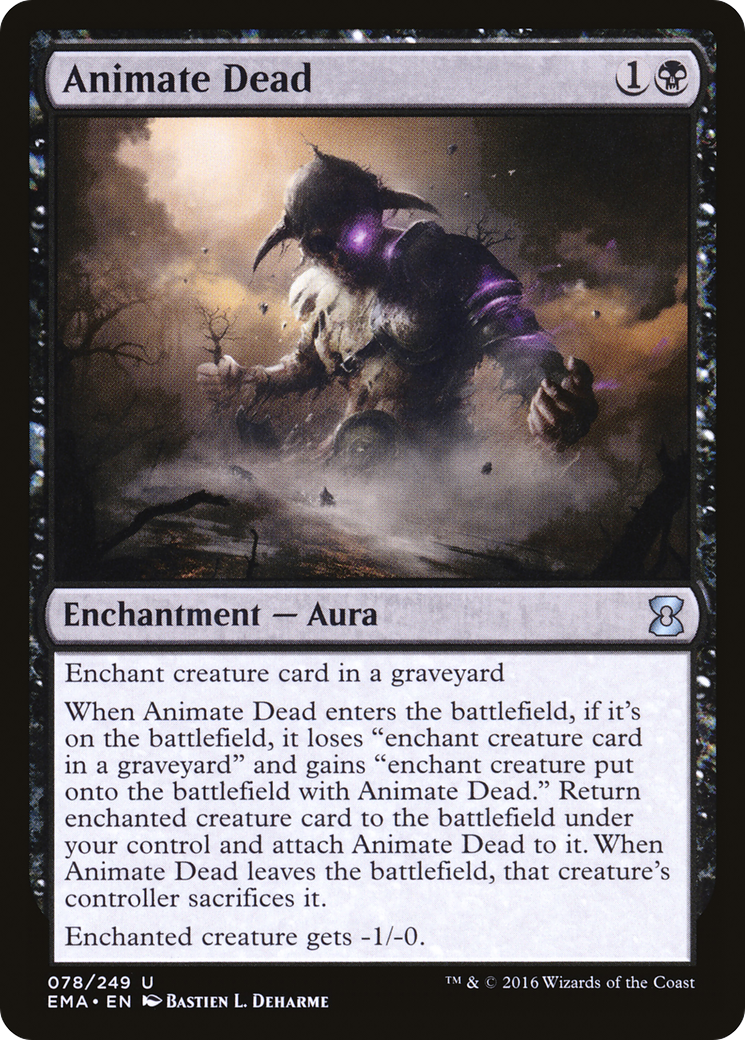 Animate Dead (EMA-078) [Eternal Masters] MTG Single Wizards of the Coast