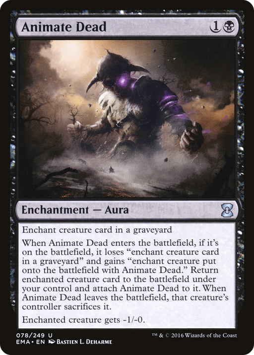 Animate Dead (EMA-078) [Eternal Masters] Foil MTG Single Wizards of the Coast