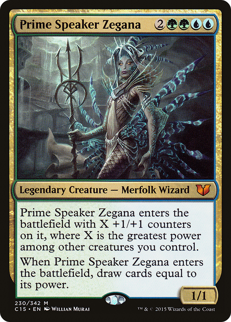 Prime Speaker Zegana (C15-230) [Commander 2015] MTG Single Wizards of the Coast