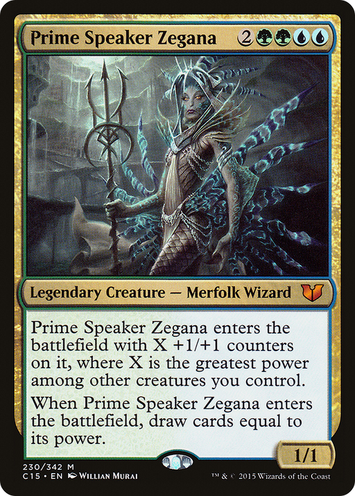 Prime Speaker Zegana (C15-230) [Commander 2015] MTG Single Wizards of the Coast