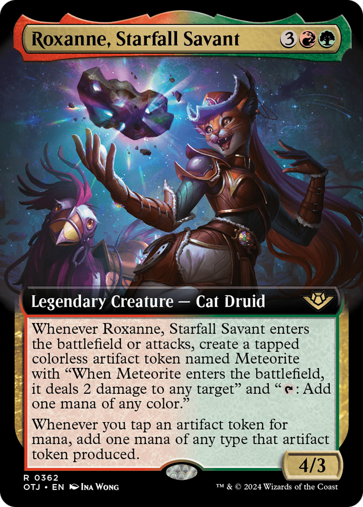 Roxanne, Starfall Savant (OTJ-362) [Outlaws of Thunder Junction] (Extended Art) MTG Single Wizards of the Coast