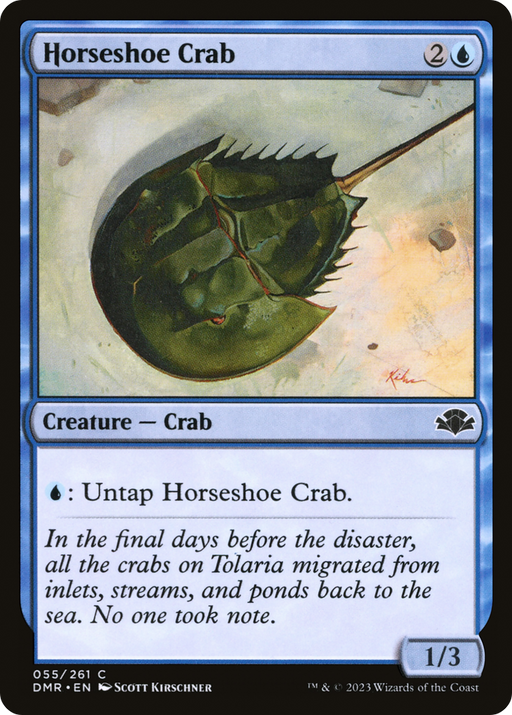 Horseshoe Crab (DMR-055) [Dominaria Remastered] MTG Single Wizards of the Coast