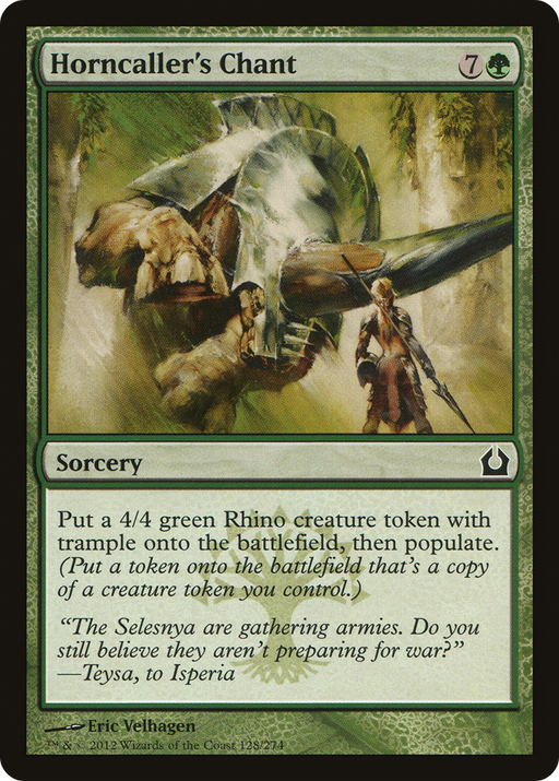 Horncaller's Chant (RTR-128) [Return to Ravnica] MTG Single Wizards of the Coast