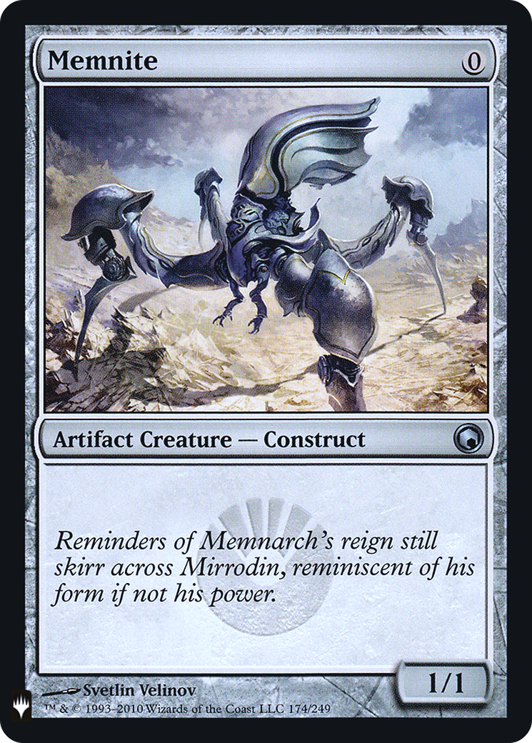 Memnite (PLST-SOM-174) [Mystery Booster] The List Foil MTG Single Wizards of the Coast