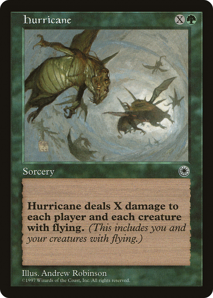 Hurricane (POR-) [Misc] Portal MTG Single Wizards of the Coast