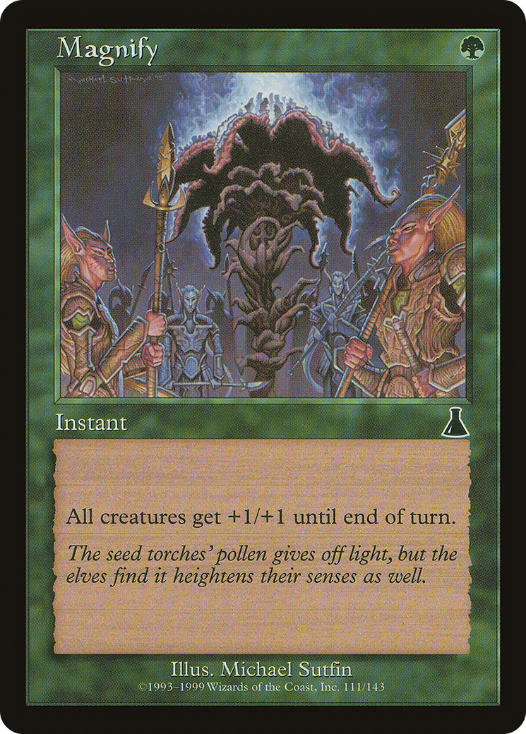 Magnify (UDS-111) [Urza's Destiny] MTG Single Wizards of the Coast