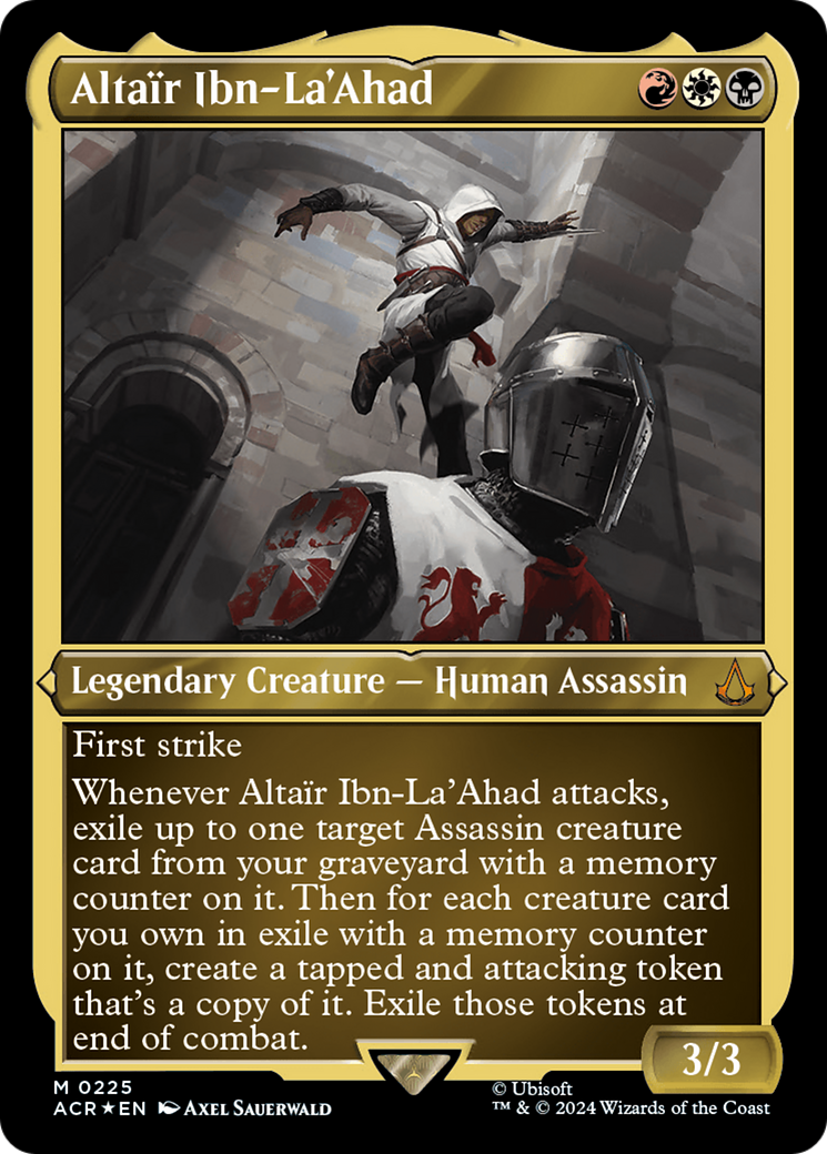 Altaïr Ibn-La'Ahad (ACR-225) [Assassin's Creed] Etched Foil MTG Single Wizards of the Coast