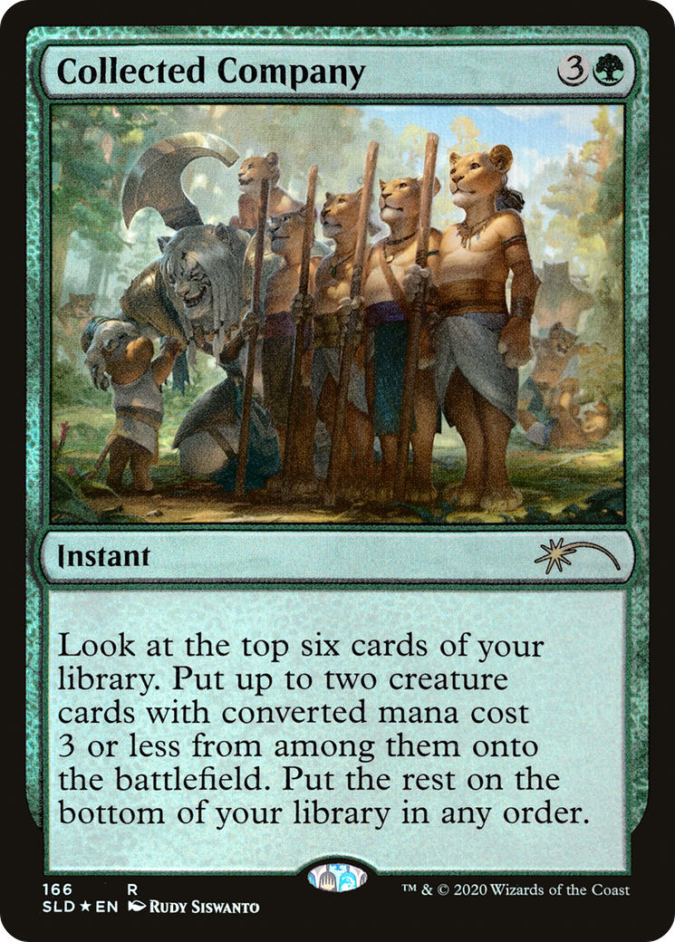 Collected Company (SLD-166) [Secret Lair] Drop Foil MTG Single Wizards of the Coast