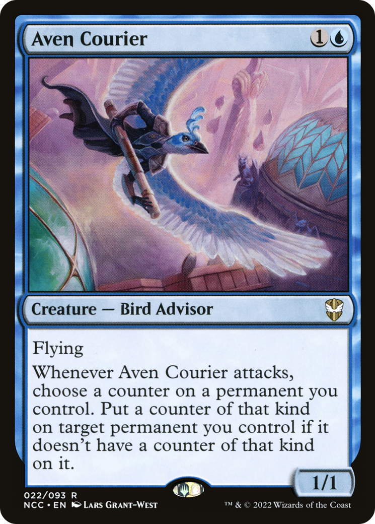 Aven Courier (NCC-022) [New Capenna Commander] MTG Single Wizards of the Coast