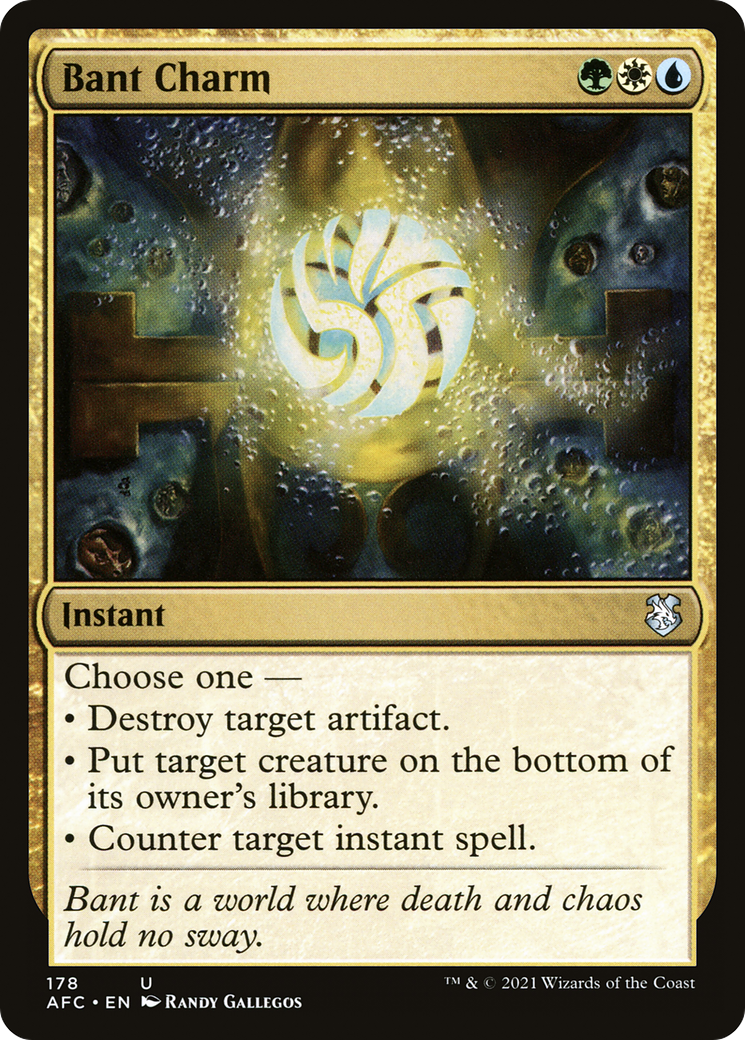 Bant Charm (AFC-178) [Forgotten Realms Commander] MTG Single Wizards of the Coast