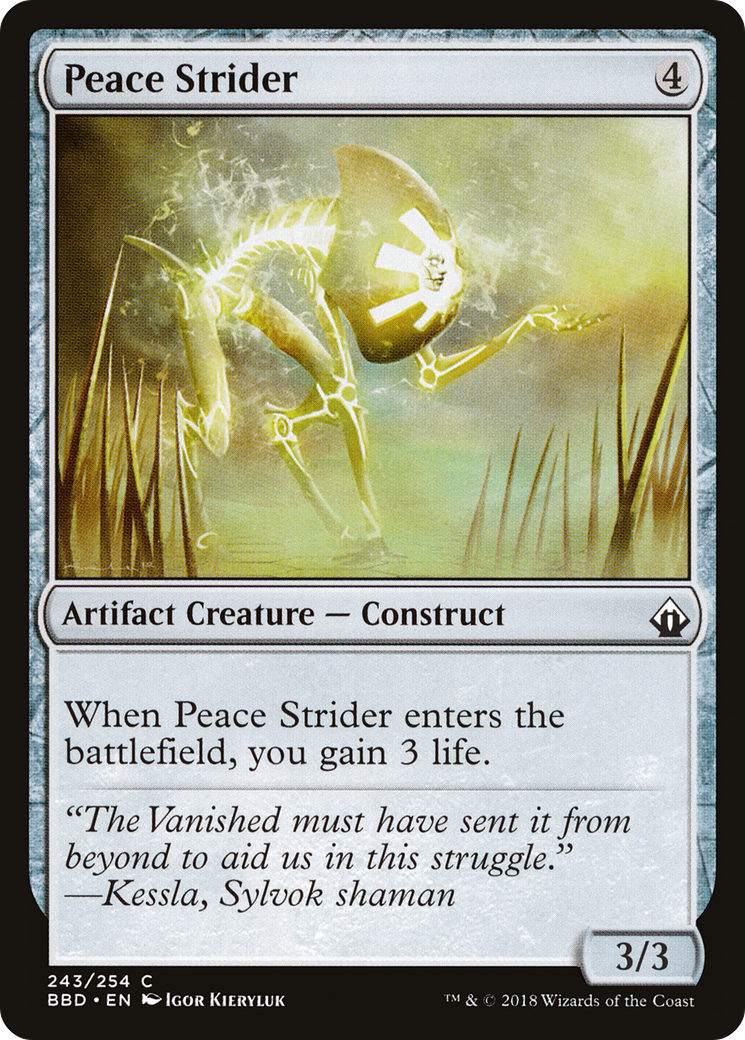 Peace Strider (BBD-243) [Battlebond] Foil MTG Single Wizards of the Coast