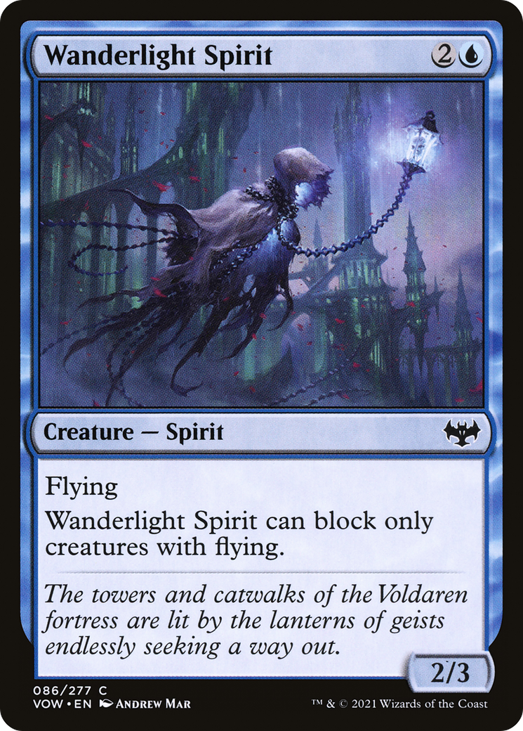 Wanderlight Spirit (VOW-086) [Innistrad: Crimson Vow] MTG Single Wizards of the Coast