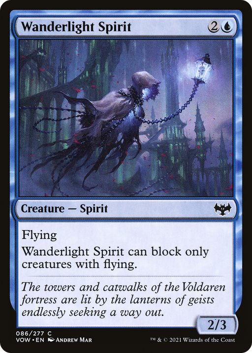 Wanderlight Spirit (VOW-086) [Innistrad: Crimson Vow] MTG Single Wizards of the Coast