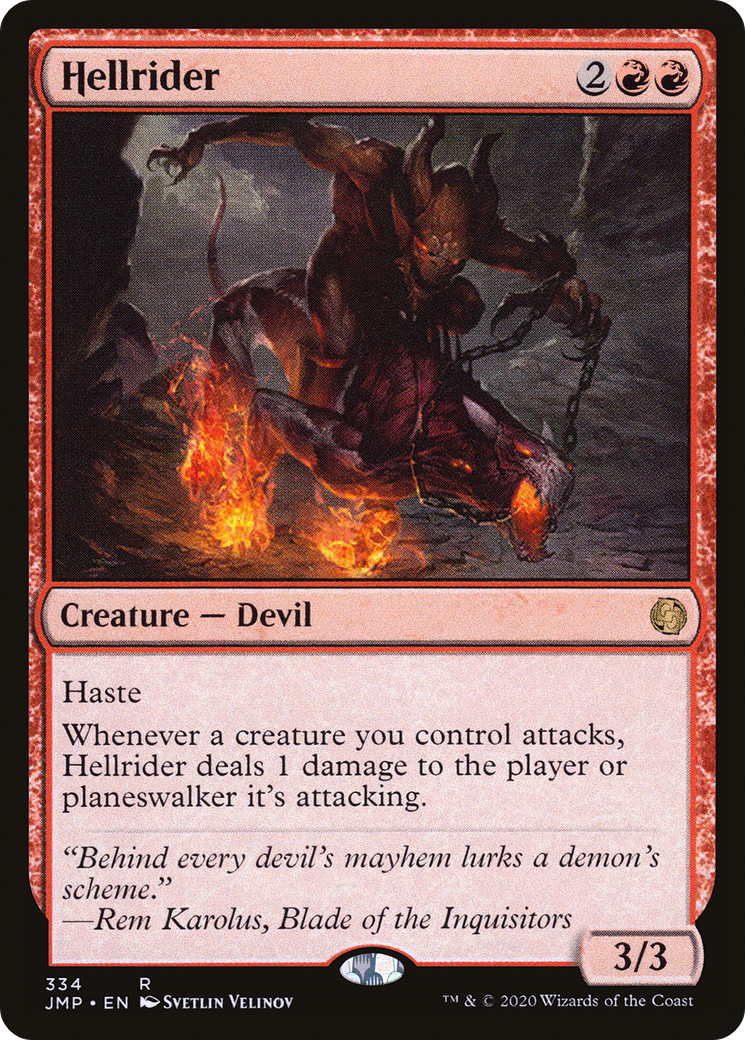 Hellrider (JMP-334) [Jumpstart] MTG Single Wizards of the Coast