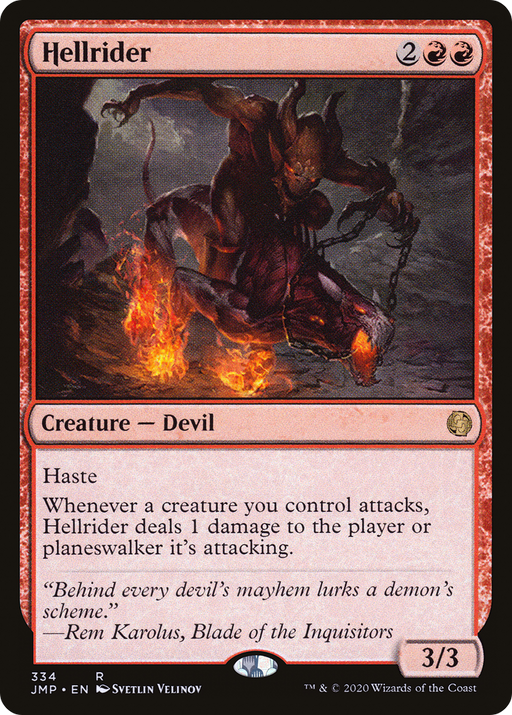 Hellrider (JMP-334) [Jumpstart] MTG Single Wizards of the Coast