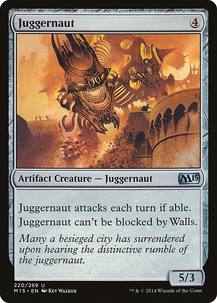 Juggernaut (M15-220) [Magic 2015] MTG Single Wizards of the Coast