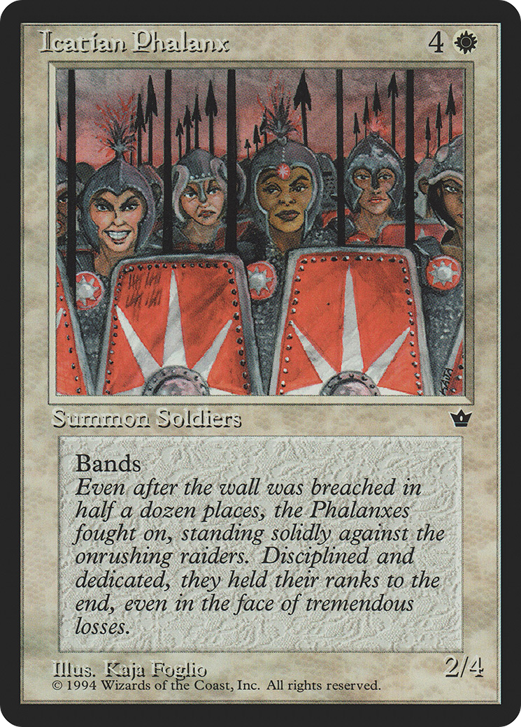 Icatian Phalanx (FEM-) [Fallen Empires] MTG Single Wizards of the Coast