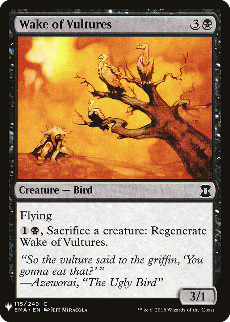 Wake of Vultures (LIST-EMA-115) [Mystery Booster] The List MTG Single Wizards of the Coast