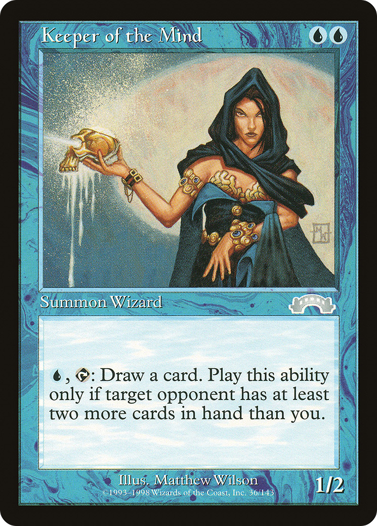 Keeper of the Mind (EXO-036) [Exodus] MTG Single Wizards of the Coast