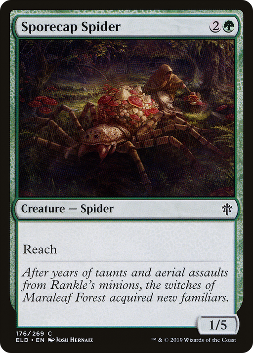 Sporecap Spider (ELD-176) [Throne of Eldraine] MTG Single Wizards of the Coast