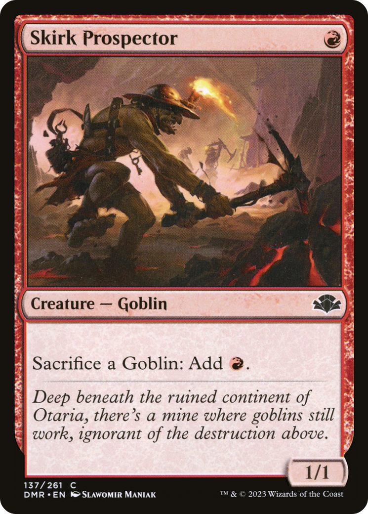 Skirk Prospector (DMR-137) [Dominaria Remastered] MTG Single Wizards of the Coast