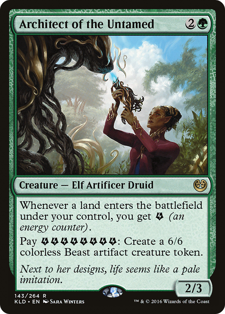 Architect of the Untamed (KLD-143) [Kaladesh] MTG Single Wizards of the Coast