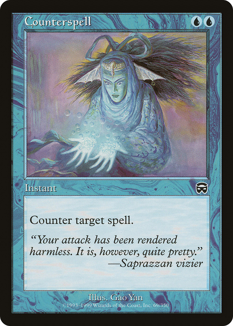 Counterspell (MMQ-069) [Mercadian Masques] Foil MTG Single Wizards of the Coast