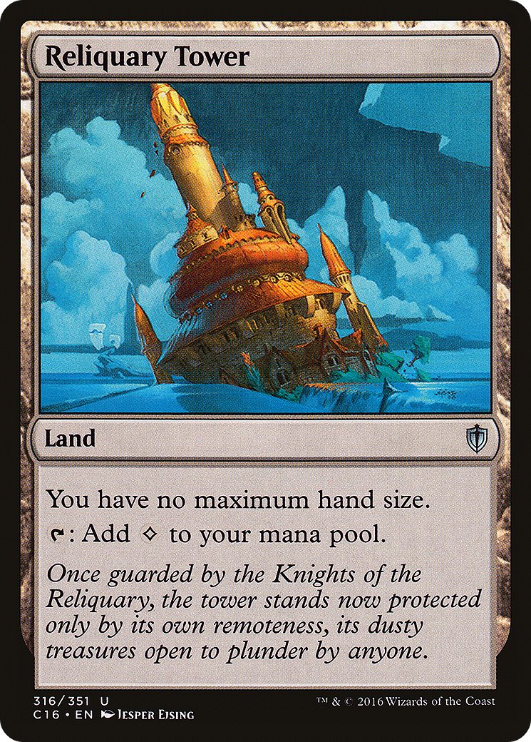 Reliquary Tower (C16-316) [Commander 2016] MTG Single Wizards of the Coast