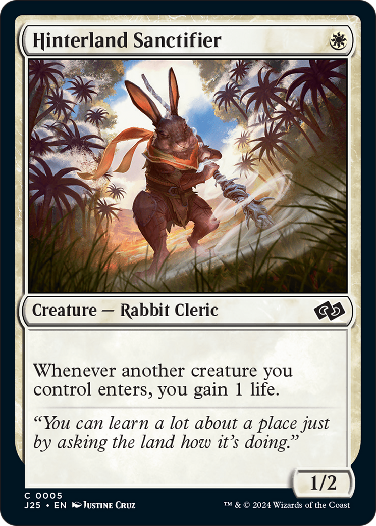Hinterland Sanctifier (J25-005) [Foundations Jumpstart] MTG Single Wizards of the Coast