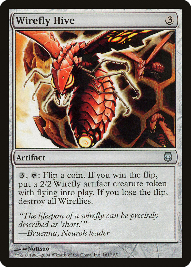 Wirefly Hive (DST-161) [Darksteel] Foil MTG Single Wizards of the Coast