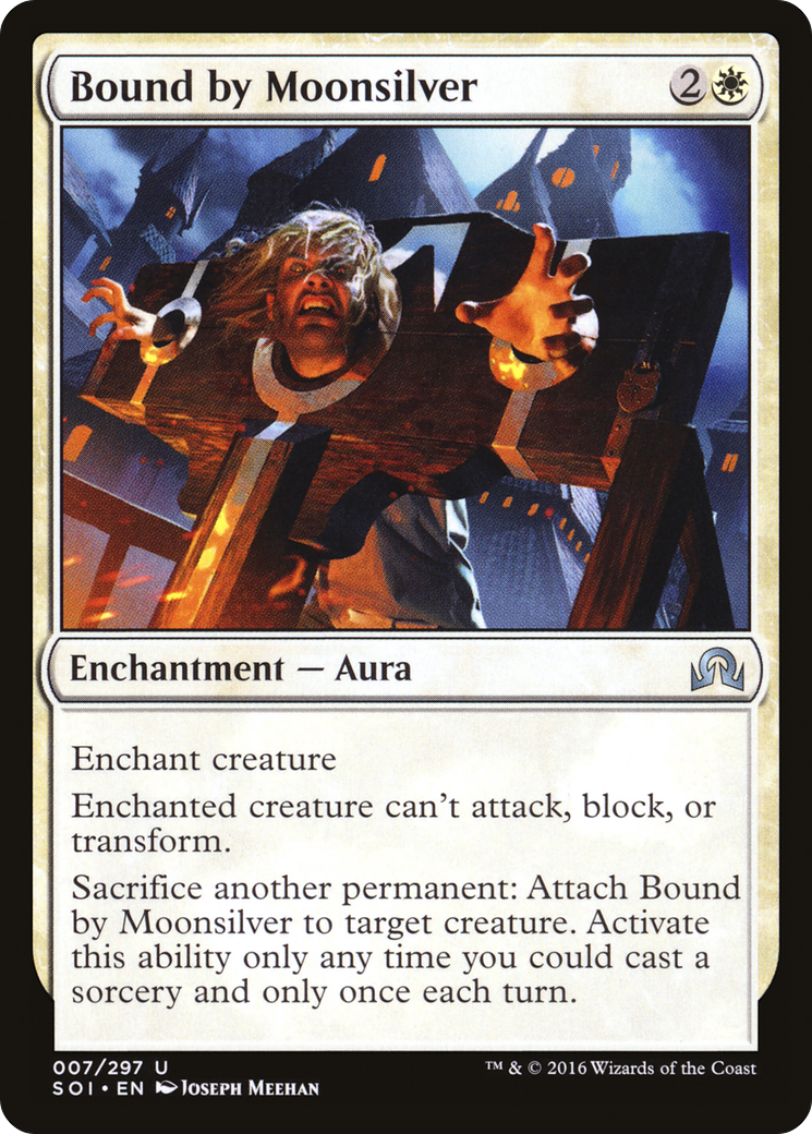 Bound by Moonsilver (SOI-007) [Shadows over Innistrad] Foil MTG Single Wizards of the Coast