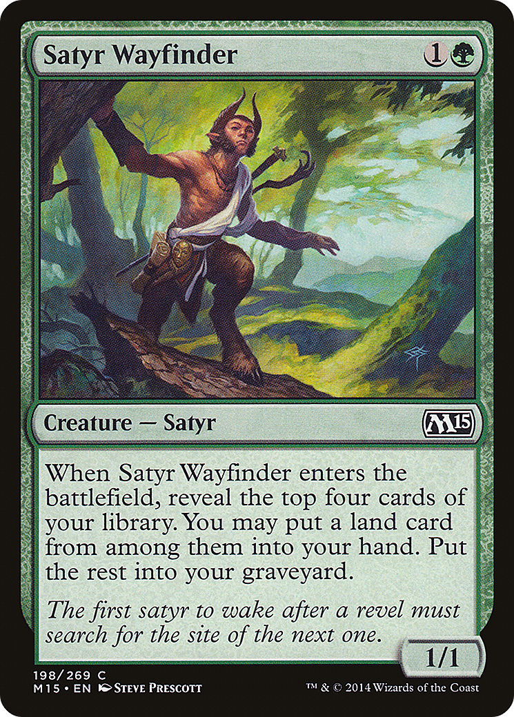 Satyr Wayfinder (M15-198) [Magic 2015] MTG Single Wizards of the Coast