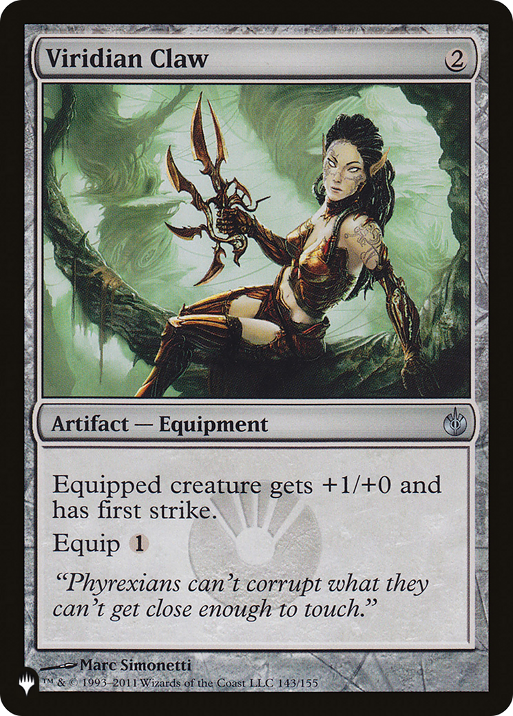 Viridian Claw (LIST-MBS-143) [Mystery Booster] The List MTG Single Wizards of the Coast