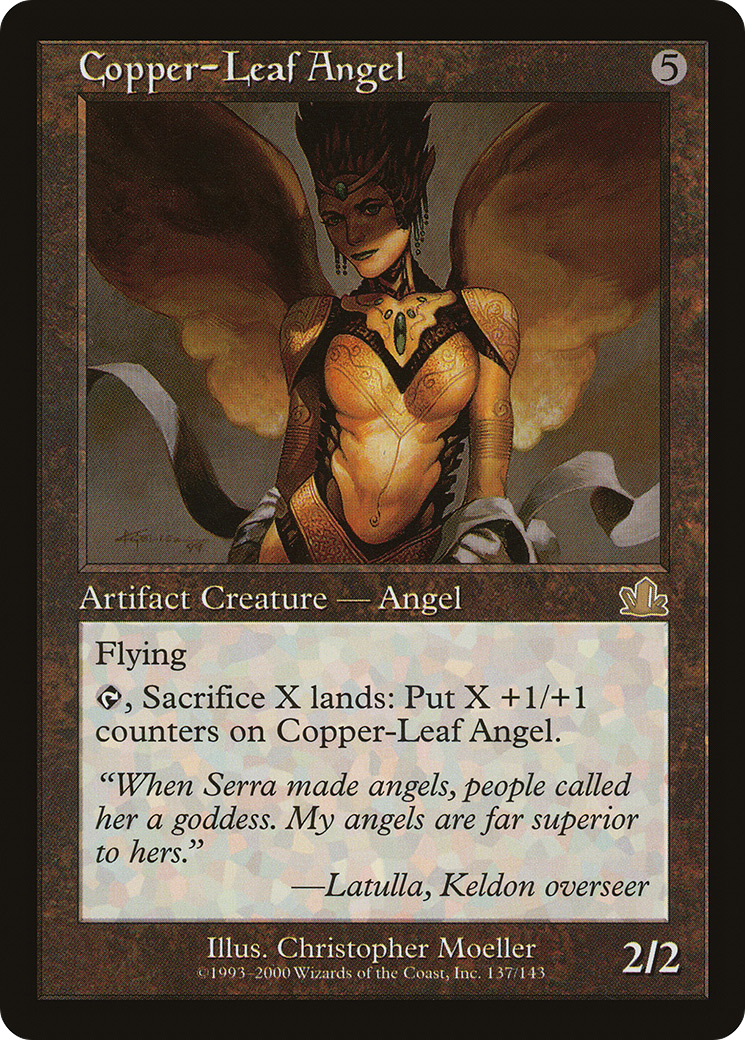 Copper-Leaf Angel (PCY-137) [Prophecy] MTG Single Wizards of the Coast