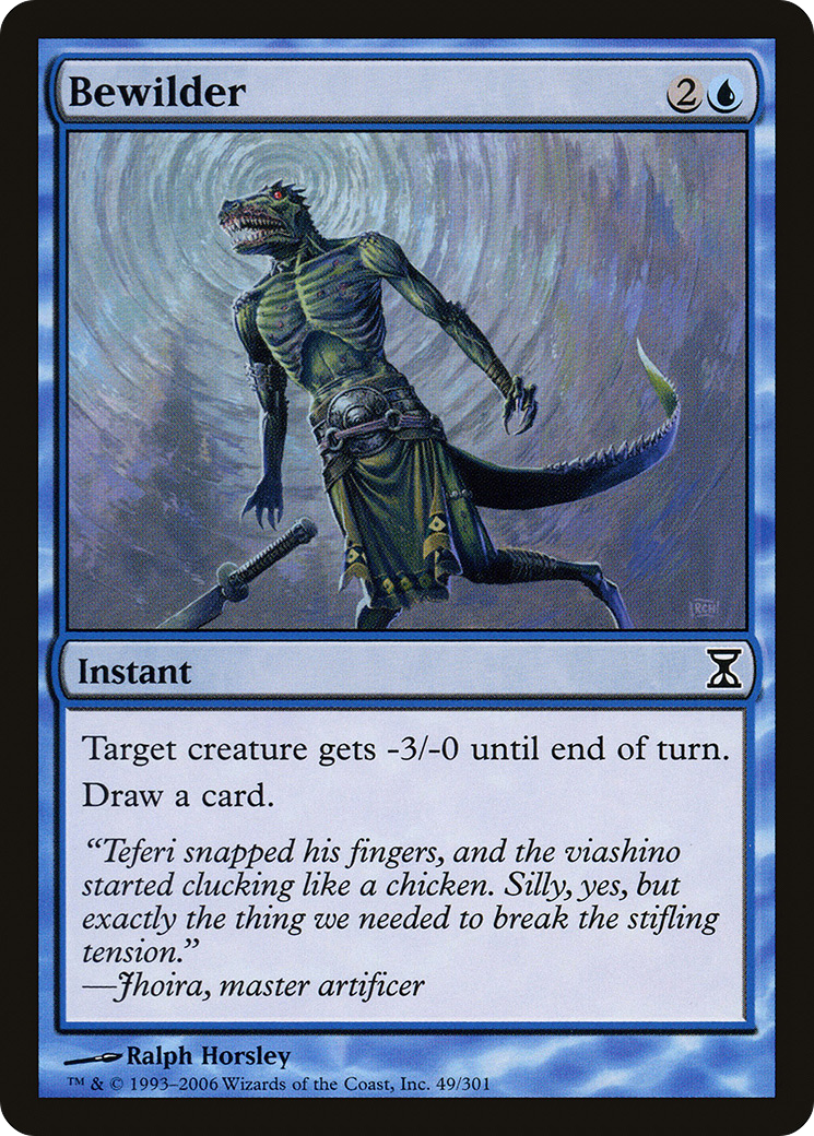 Bewilder (TSP-049) [Time Spiral] MTG Single Wizards of the Coast