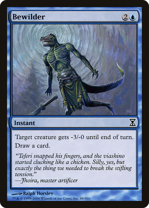 Bewilder (TSP-049) [Time Spiral] MTG Single Wizards of the Coast