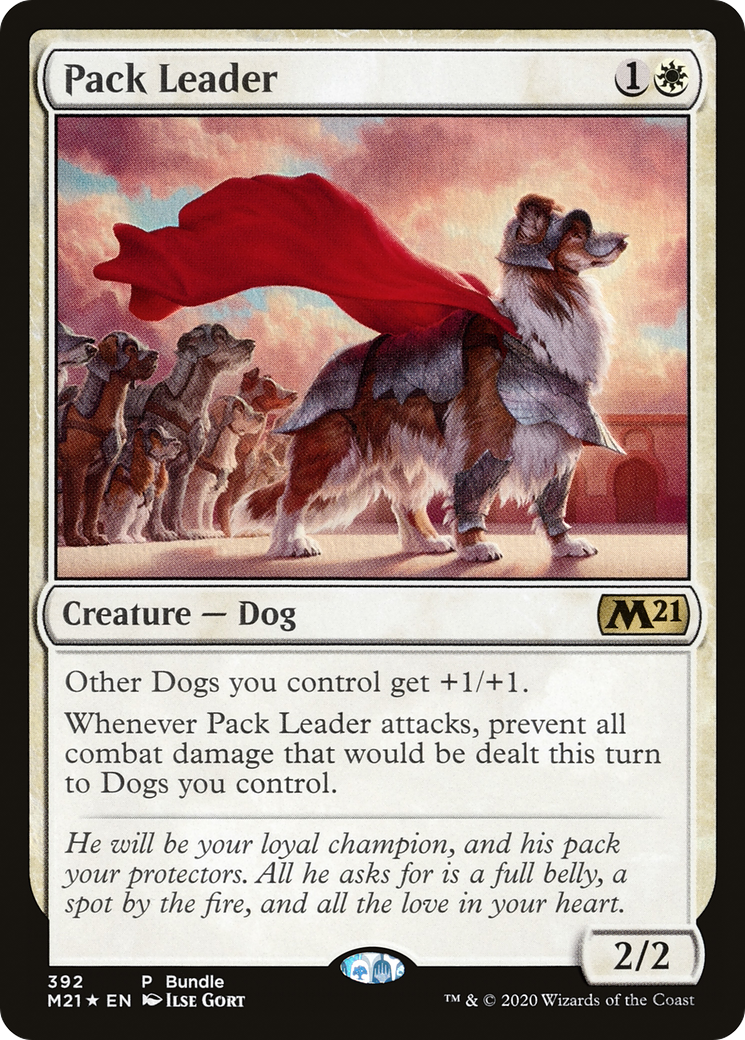 Pack Leader (M21 Bundle) (UMP-392) [Core Set 2021] Foil MTG Single Wizards of the Coast
