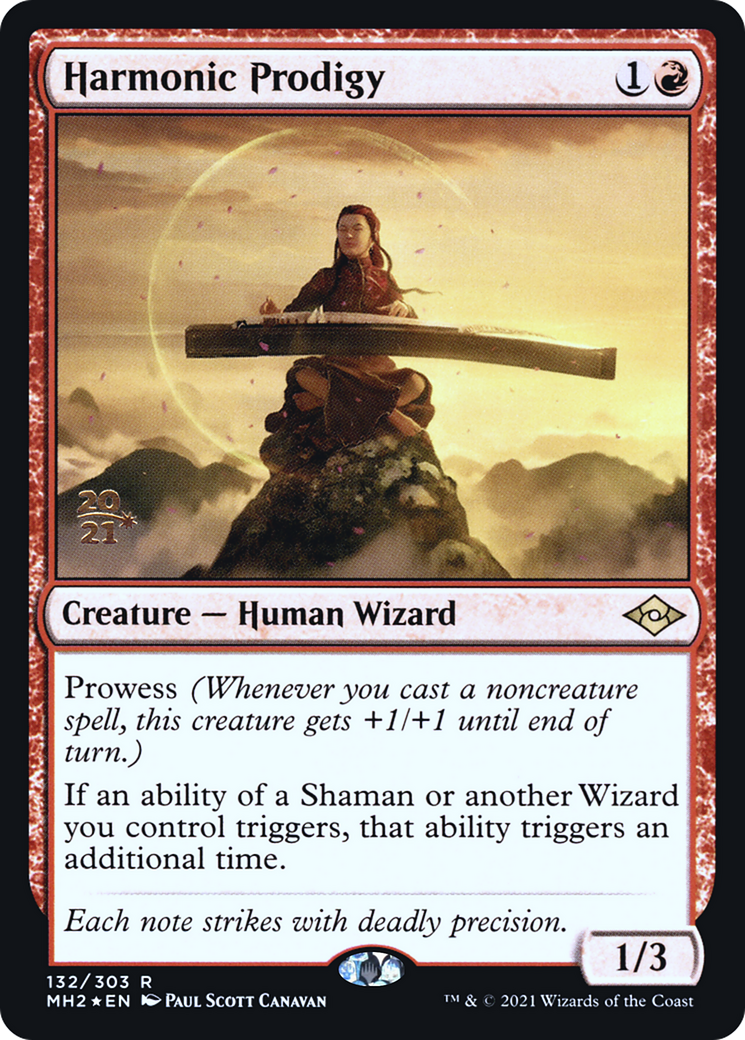 Harmonic Prodigy (PRE-132) [Modern Horizons 2 Promos] Foil MTG Single Wizards of the Coast