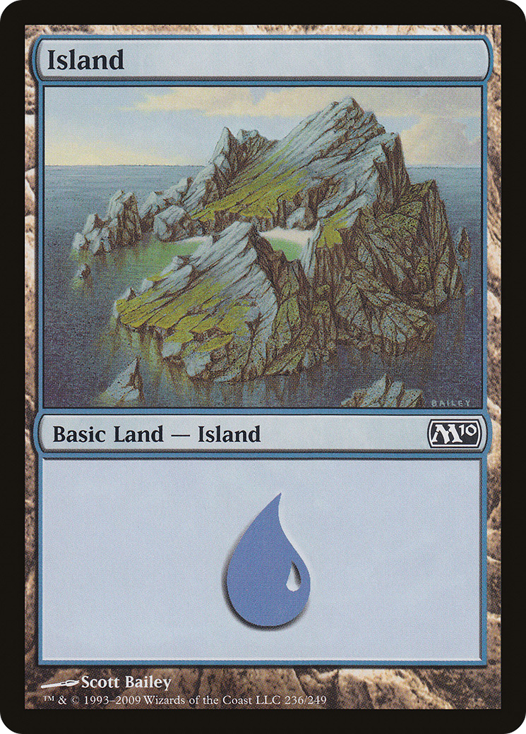 Island (236) [Magic 2010] MTG Single Magic: The Gathering