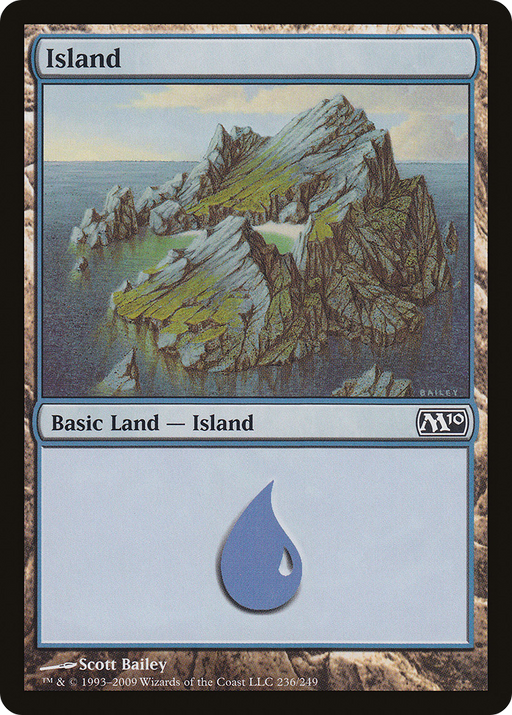 Island (236) (M10-236) [Magic 2010] MTG Single Wizards of the Coast