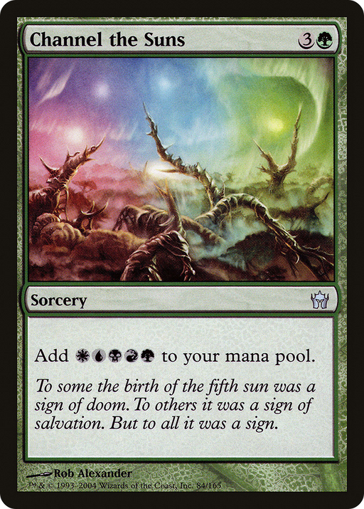 Channel the Suns (5DN-084) [Fifth Dawn] Foil MTG Single Wizards of the Coast