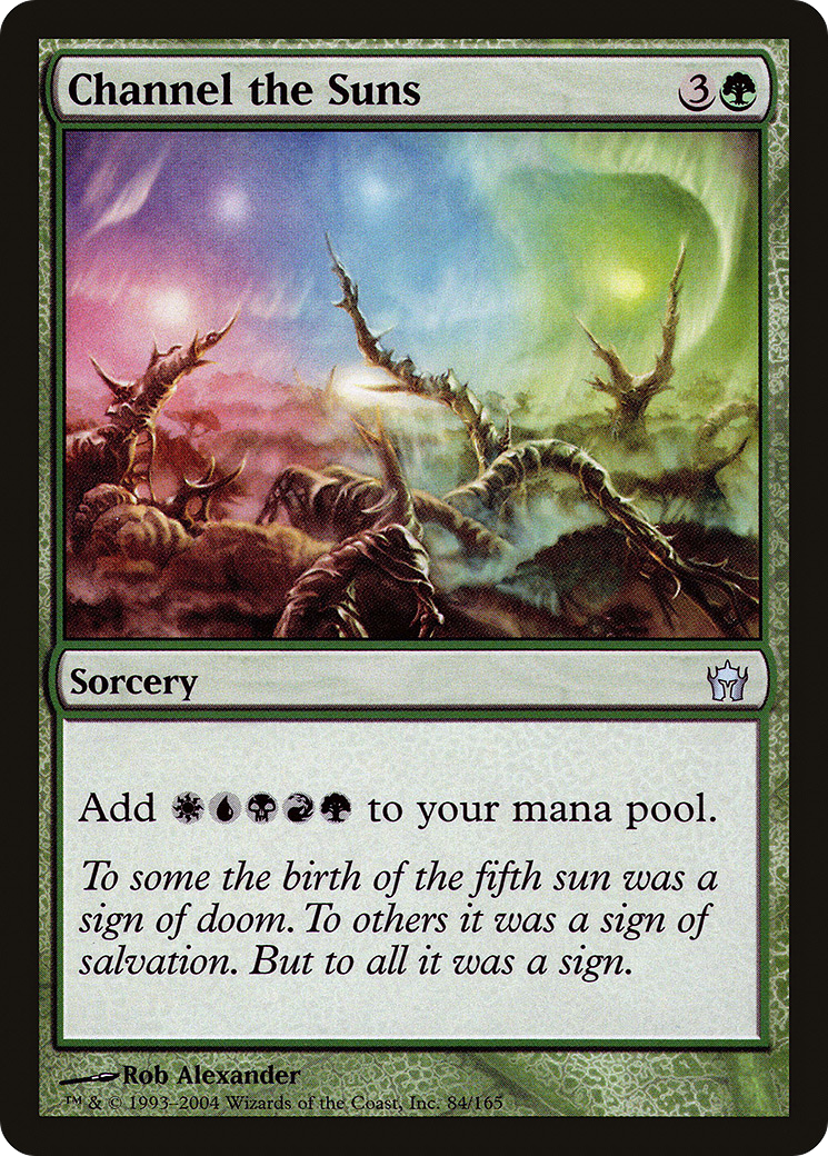 Channel the Suns (5DN-084) [Fifth Dawn] MTG Single Wizards of the Coast